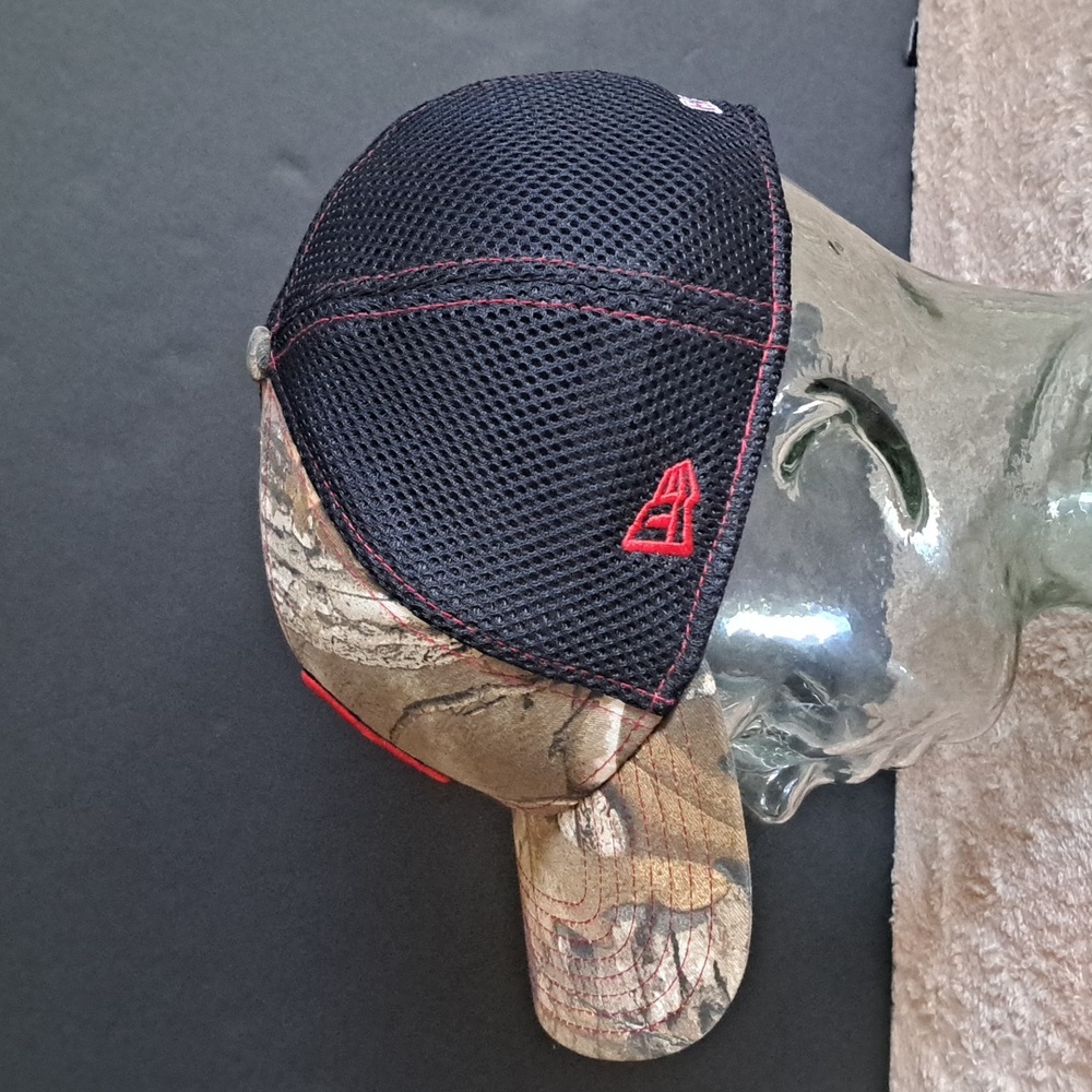 Boston Red Socks Hat Cap New Era MLB Medium 39thirty Realtree Camo Jersey Mens - Picture 2 of 6
